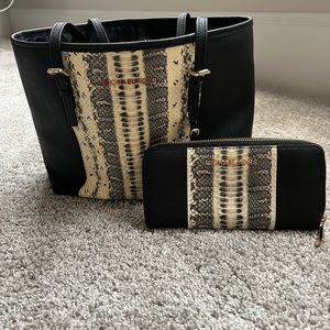 Michael Kors Tote and wallet
